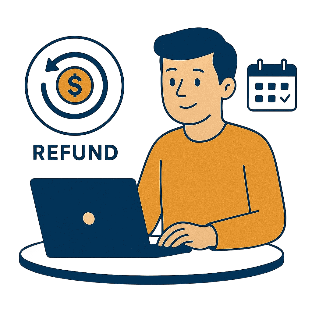 Refund Timeline Illustration